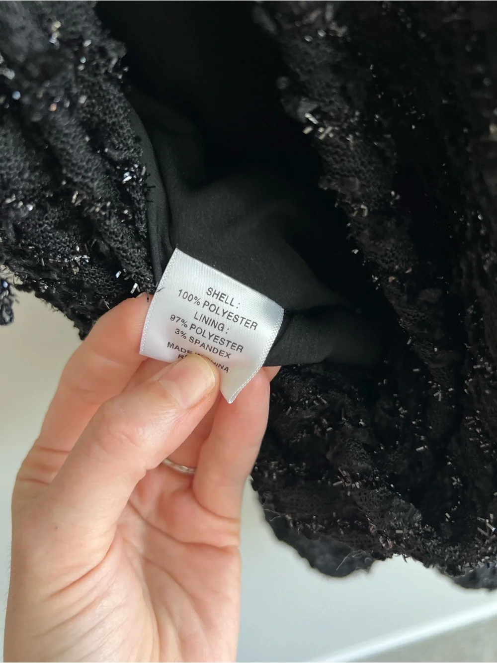 Revolve NBD black flora halter metallic mini dress size small